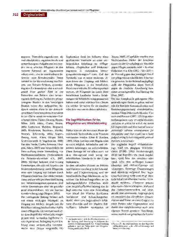 Vorschauseite 2: Whistleblowing: Ein schwieriges Konzept aus Sicht der Pflegenden