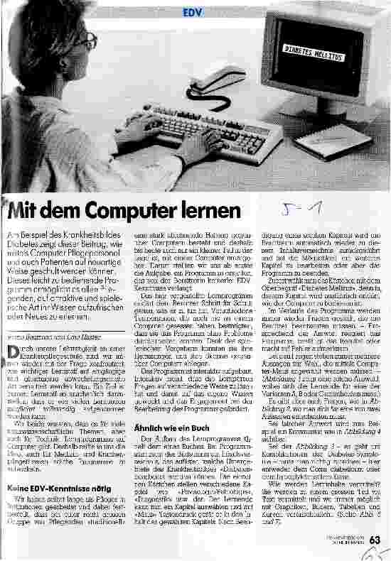 Vorschauseite 1: Mit dem Computer lernen