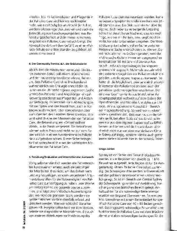 Vorschauseite 2: Palliative Care in down under