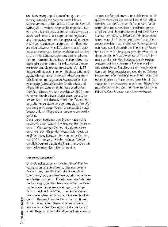 Vorschauseite 3: Palliative Care in down under