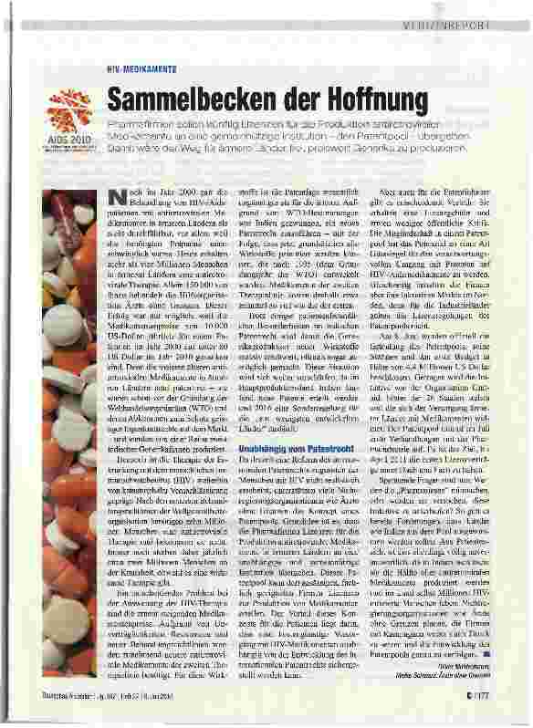 Vorschauseite 1: Sammelbecken der Hoffnung
