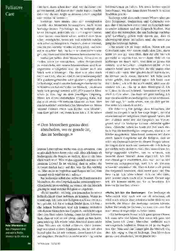 Vorschauseite 2: Ist die Sorge um die Seele noch aktuell?