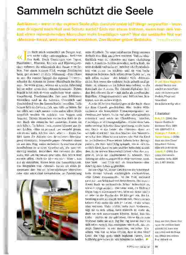 Vorschauseite 1: Sammeln schützt die Seele