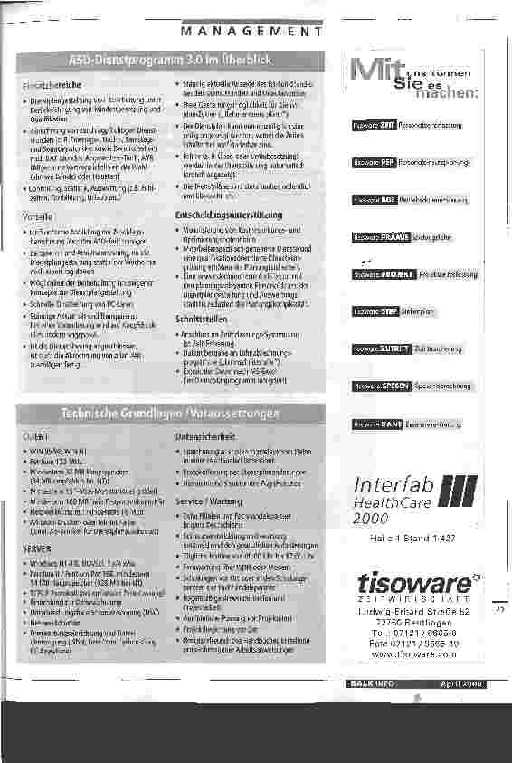 Vorschauseite 2: Flexible Dienstplanung spart Zeit