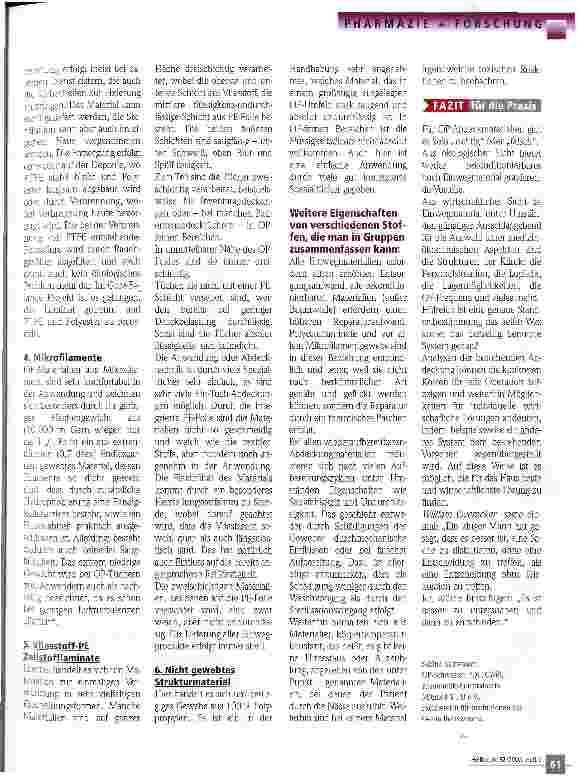 Vorschauseite 3: OP-Abdeckungen aus hygienischer Sicht