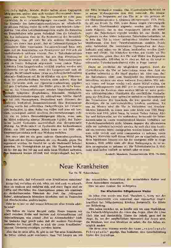 Vorschauseite 4: Die moderne Behandlung der Tuberkulose mit Chemotherapeutica und Antibiotica