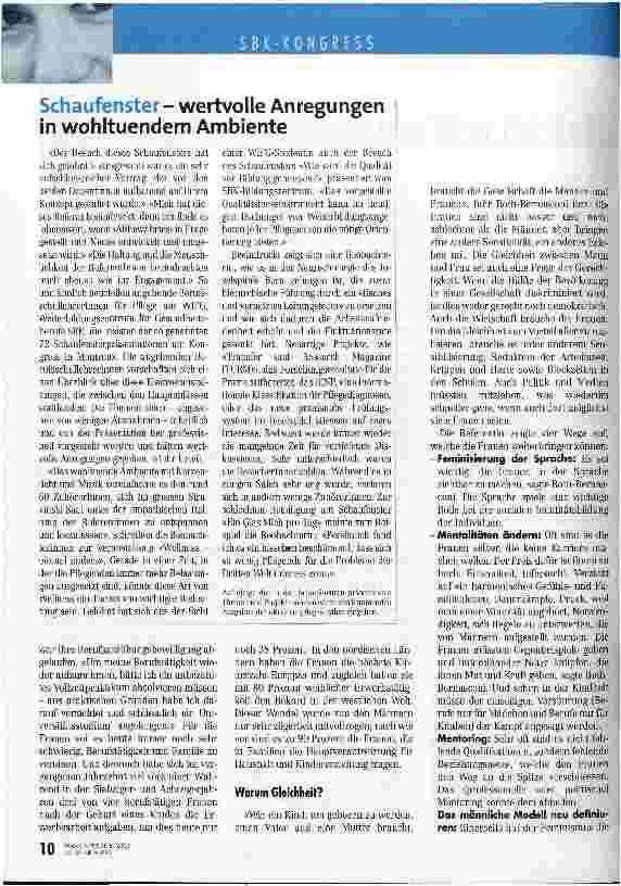 Vorschauseite 3: Landesweiter Streik ist kein Tabu mehr SBK-Kongress 2000 in Montreux