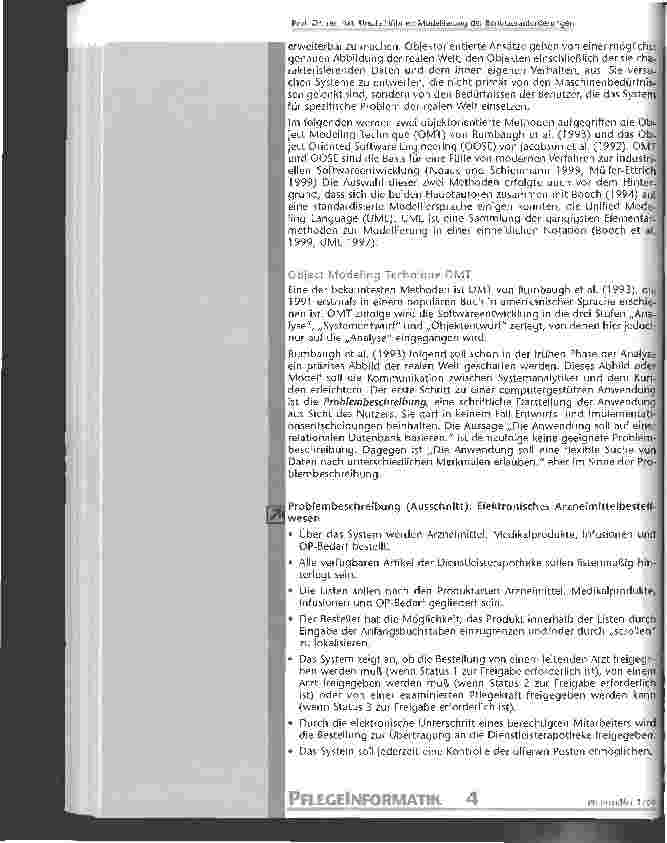Vorschauseite 4: Modellierung der Benutzeranforderungen Am Beispiel eines elektronischen Bestellwesens zwischen Krankenhaus und Apotheke