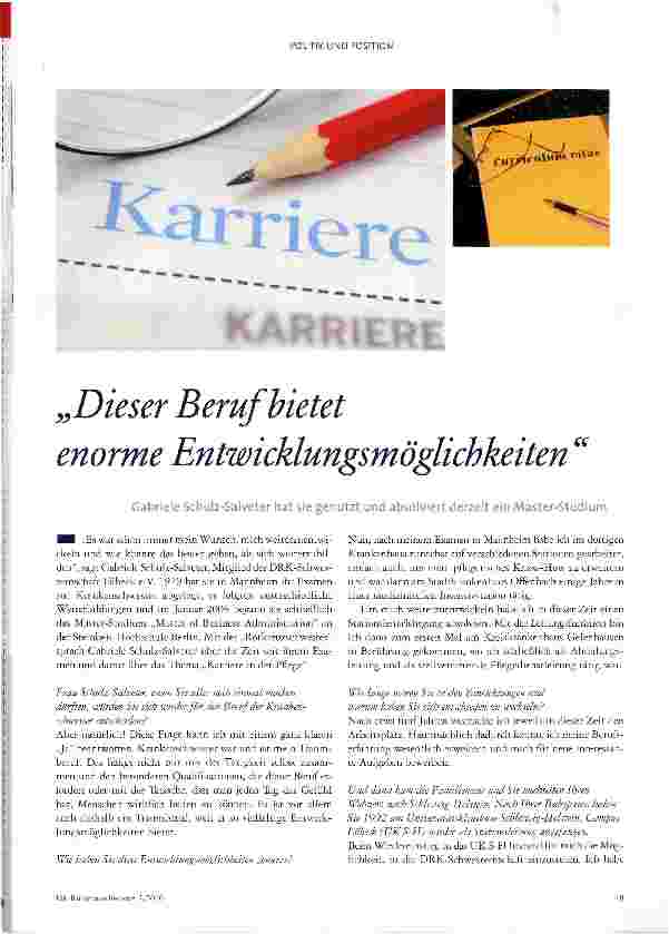 Vorschauseite 1: Dieser Beruf bietet enorme Entwicklungsmöglichkeiten