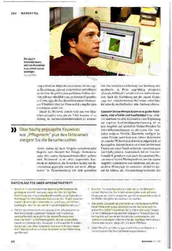 Vorschauseite 2: Marketingplattform Internet