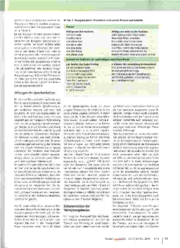 Vorschauseite 6: Therapie bei chronischer Sprechapraxie