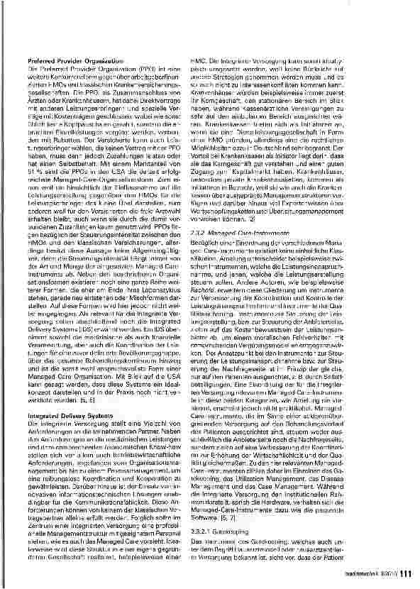 Vorschauseite 3: Strukturmerkmale und Qualitätsmanagement der Integrierten Versorgung - Teil 2