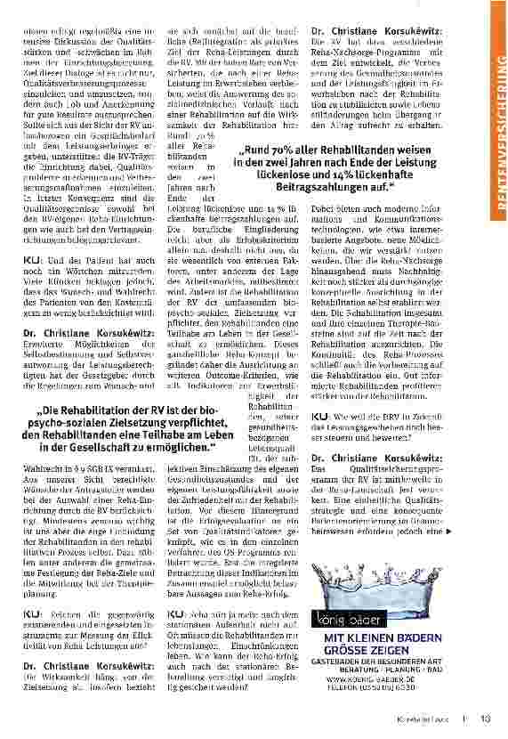 Vorschauseite 3: Strikte Qualitätsorientierung