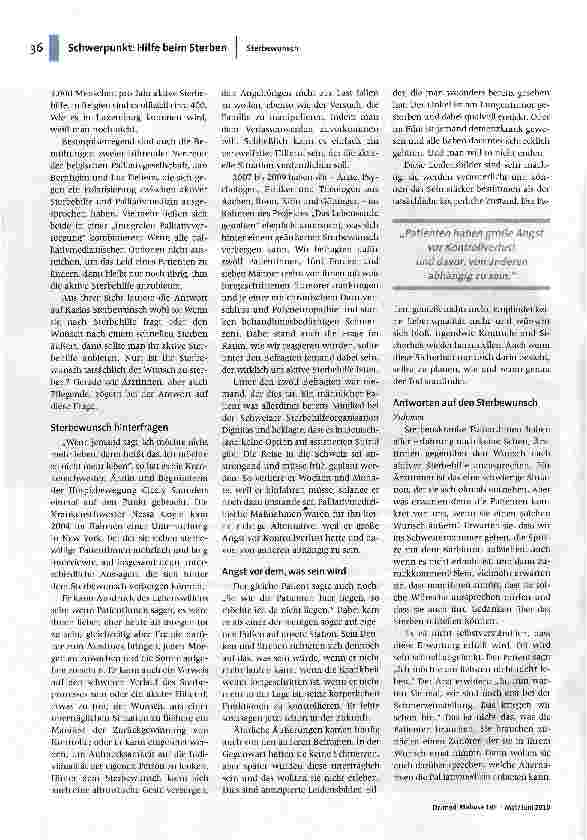 Vorschauseite 2: Sterben wollen