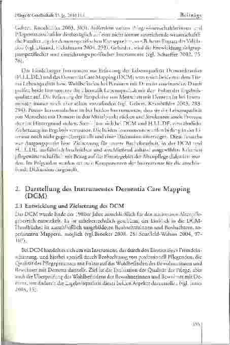 Vorschauseite 3: Dementia Care Mapping (DCM) und das Heidelberger Instrument zur Erfassung der Lebensqualität Demenzkranker (H. I. L. DE. ) - eine pflegewissenschaftli-che Betrachtung und Diskussi…