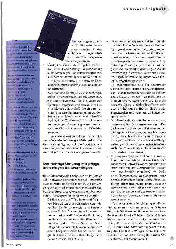Vorschauseite 3: Die Welt der Töne Der Zugang zum Menschen führt über sein Gehör