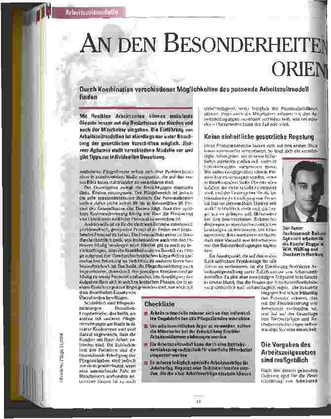 Vorschauseite 1: An den Besonderheiten orientieren