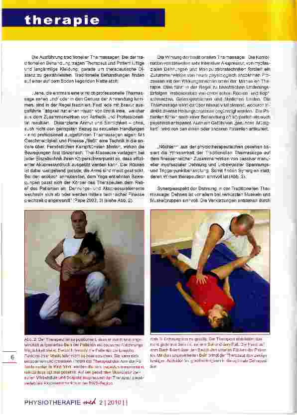 Vorschauseite 2: Von der Traditonellen Thai-Yoga-Massage zur integrierten physiotherapeutischen Anwendung