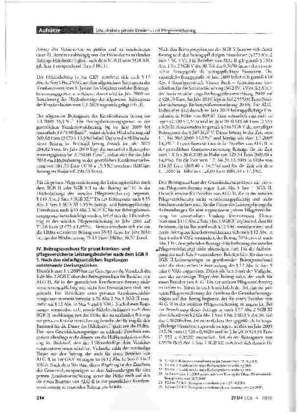 Vorschauseite 3: Schuldenfalle private Krankenund Pflegeversicherung - zur Deckungslücke bei den Beiträgen privat krankenversicherter Leistungsbezieher nach dem SGB II und SGB XII