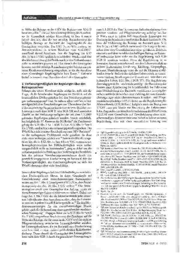 Vorschauseite 5: Schuldenfalle private Krankenund Pflegeversicherung - zur Deckungslücke bei den Beiträgen privat krankenversicherter Leistungsbezieher nach dem SGB II und SGB XII