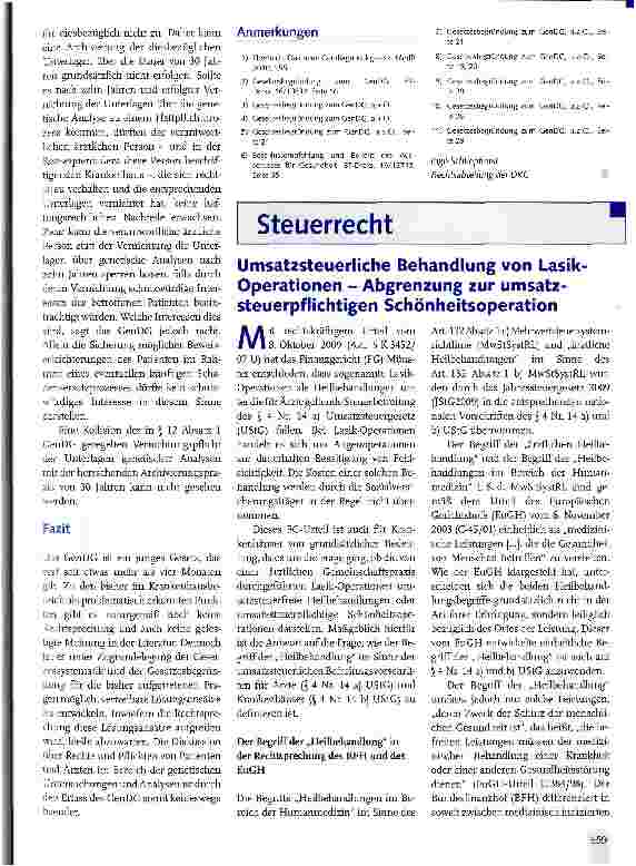 Vorschauseite 4: Das Gendiagnostikgesetz - krankenhausspezifische Fragestellungen