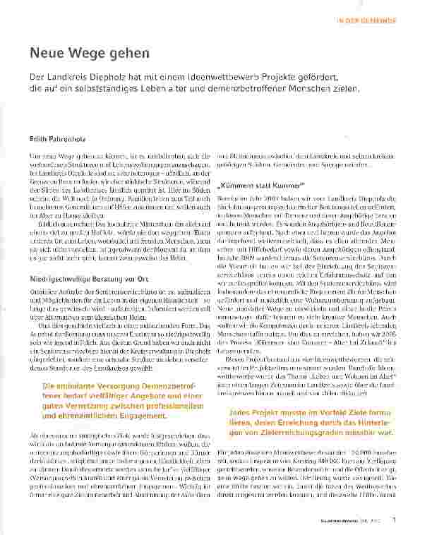 Vorschauseite 1: Neue Wege gehen