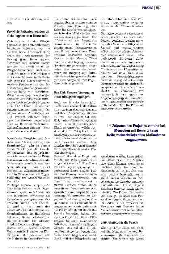 Vorschauseite 2: Doppelt hilft besser bei Demenz