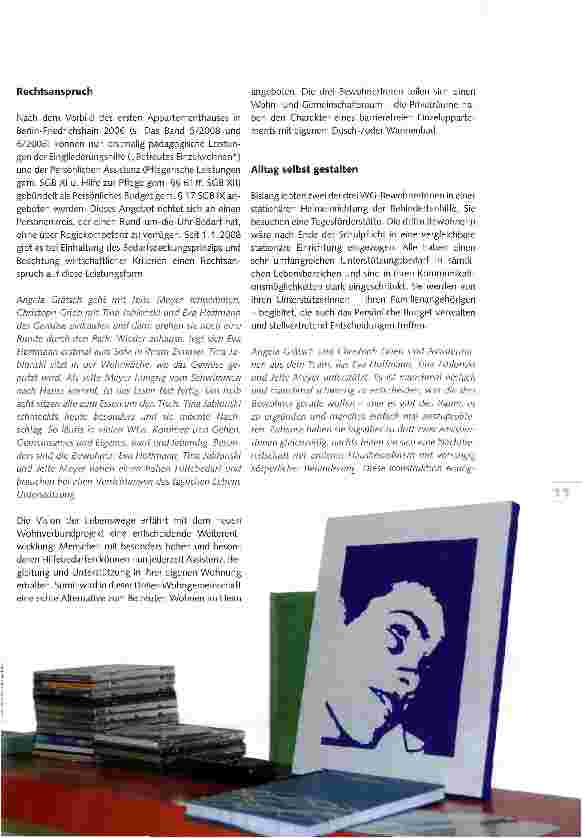 Vorschauseite 2: WG-Leben ohne Worte und mit hohem Hilfebedarf