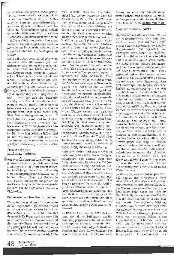 Vorschauseite 2: Euthanasie