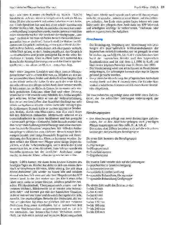 Vorschauseite 5: Psychiatrische Pflegeambulanz Werneck Aufgaben, Schwierigkeiten, Abrechnungsmodus und Voraussetzungen