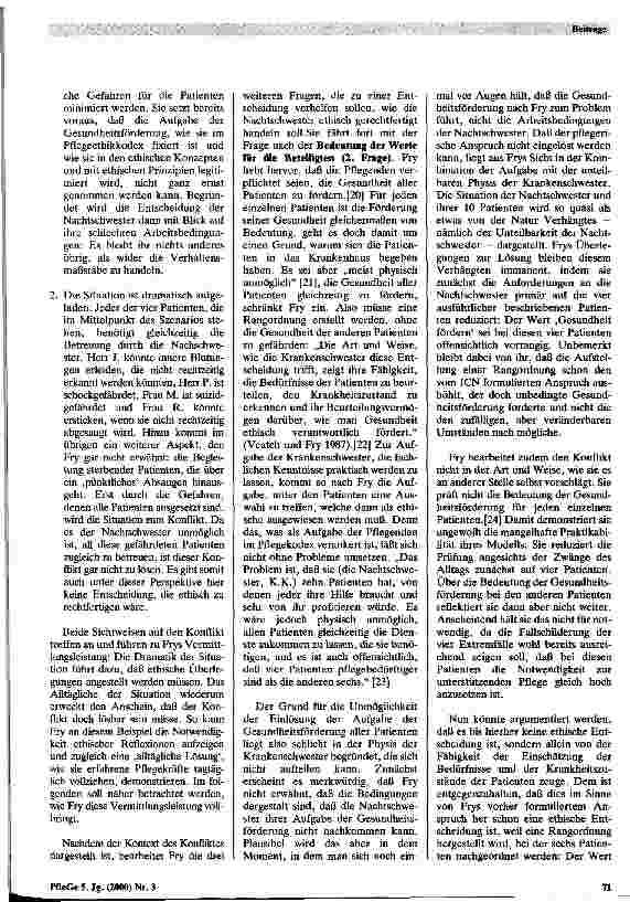 Vorschauseite 5: Die ethisch legitimierte Verwaltung des Mangels in der Pflege