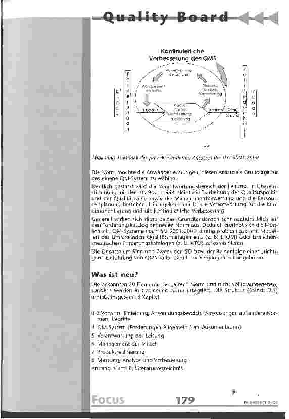 Vorschauseite 2: Revision der ISO 9000ff