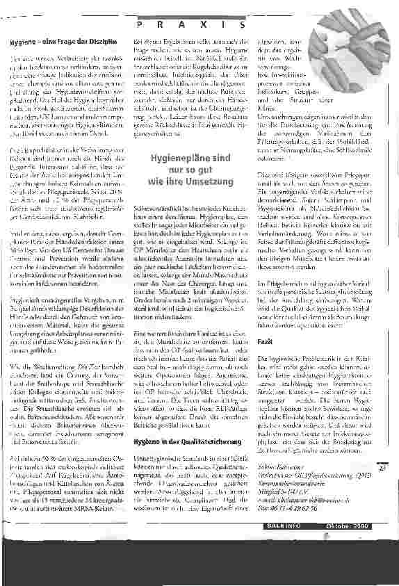 Vorschauseite 2: Infektion im Krankenhaus Nosokomiale Infektionen auch ein ökonomisches Dilemma
