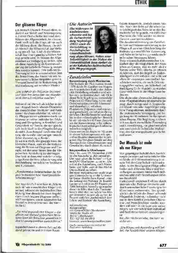 Vorschauseite 3: Körperwelten - Pflegewelten