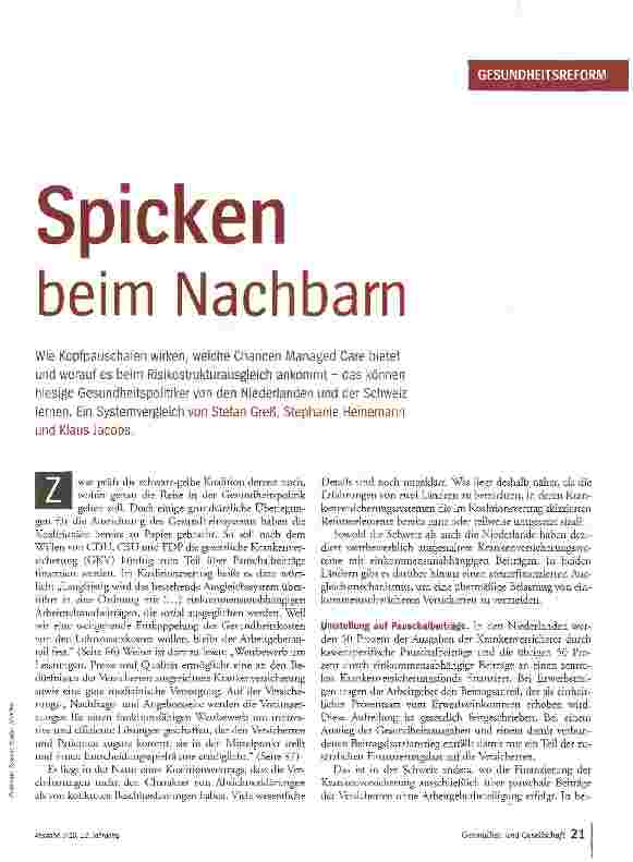 Vorschauseite 2: Spicken beim Nachbarn