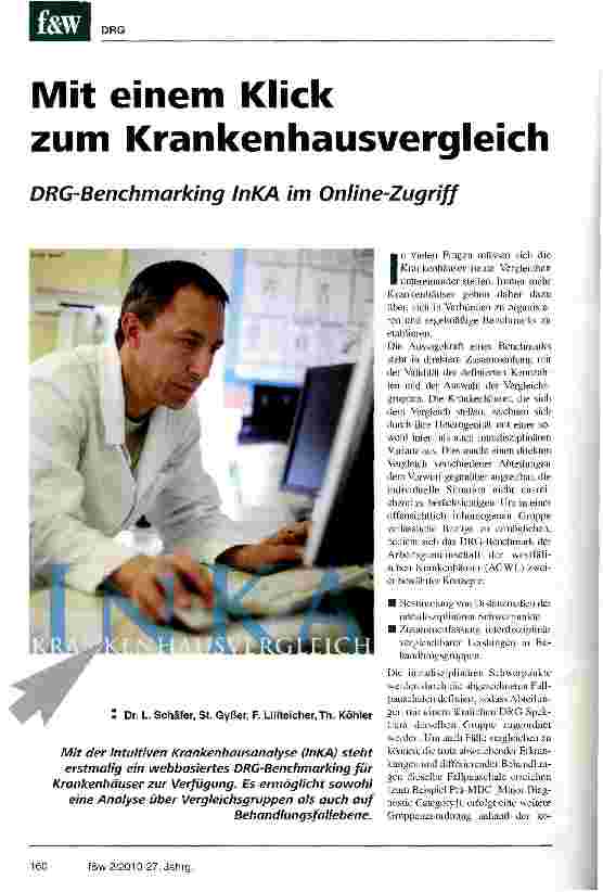 Vorschauseite 1: Mit einem Klick zum Krankenhausvergleich