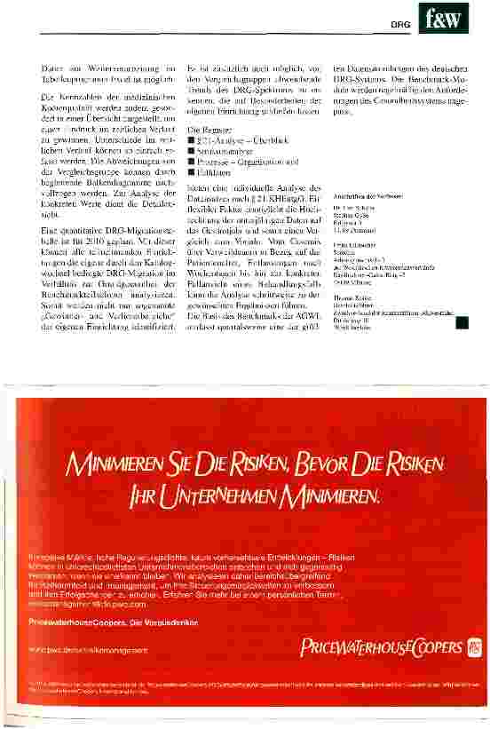 Vorschauseite 4: Mit einem Klick zum Krankenhausvergleich
