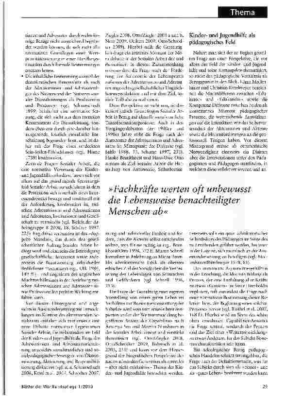 Vorschauseite 2: Reflexion zur Ethik in der Kinder und Jugendhilfe