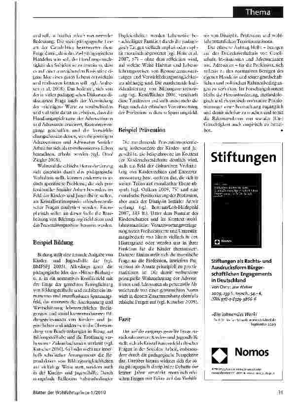 Vorschauseite 4: Reflexion zur Ethik in der Kinder und Jugendhilfe