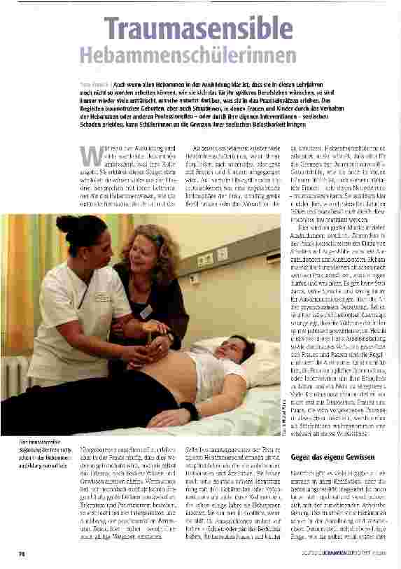 Vorschauseite 1: Traumasensible Hebammenschülerinnen