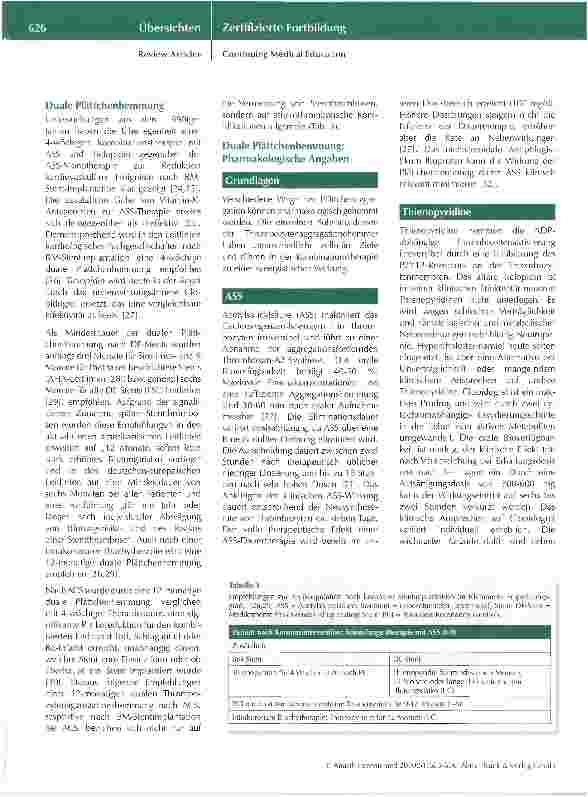 Vorschauseite 4: Der Patient nach Koronarintervention in der perioperativen Medizin