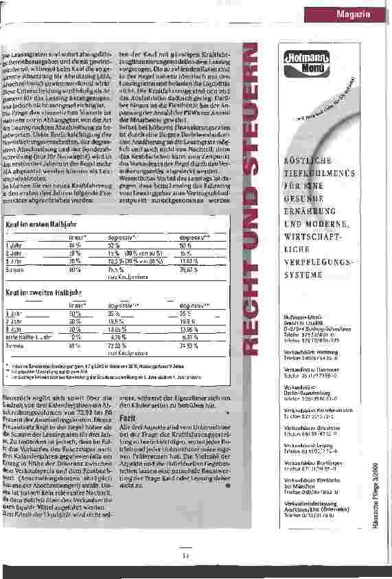 Vorschauseite 2: Kauf oder Leasing? Entscheidungsfaktoren für ambulante Pflegedienste