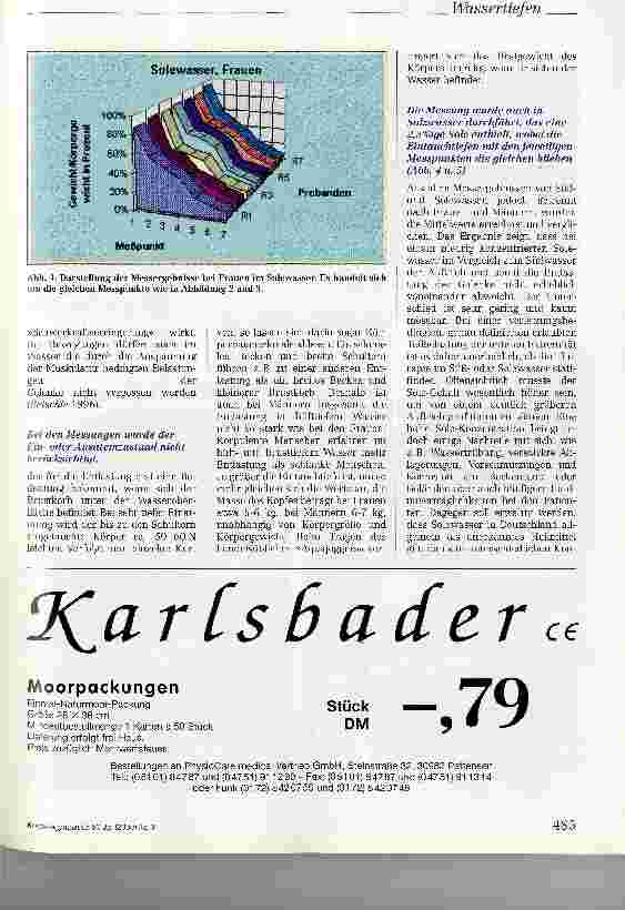 Vorschauseite 4: Die Entlastung des Bewegungssystems bei unterschiedlichen Wassertiefen im Salzund Süßwasser