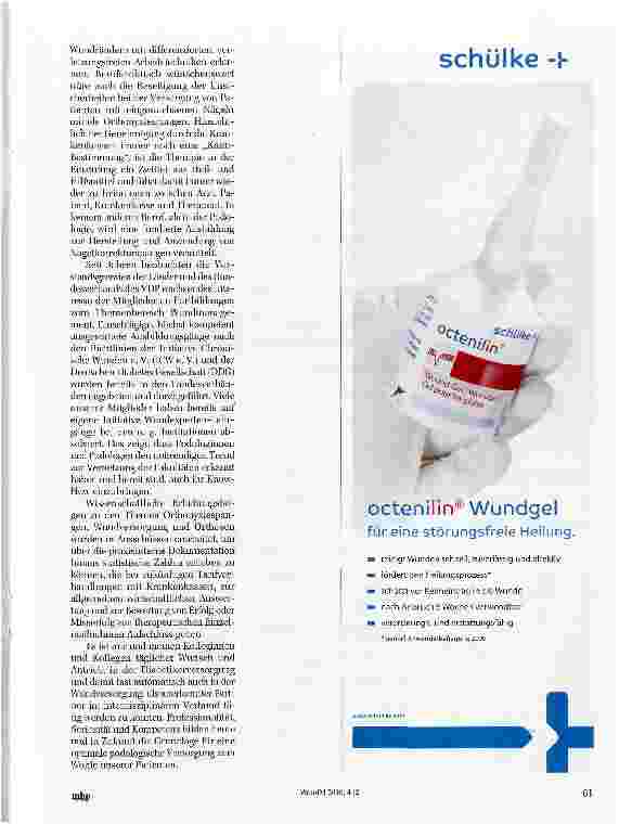 Vorschauseite 2: Verband Deutscher Podologen (VDP) - Ein Berufsverband stellt sich vor