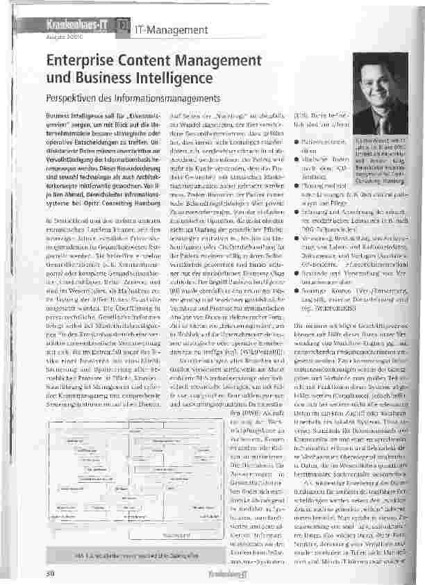 Vorschauseite 1: Enterprise Content Management und Business Intelligence