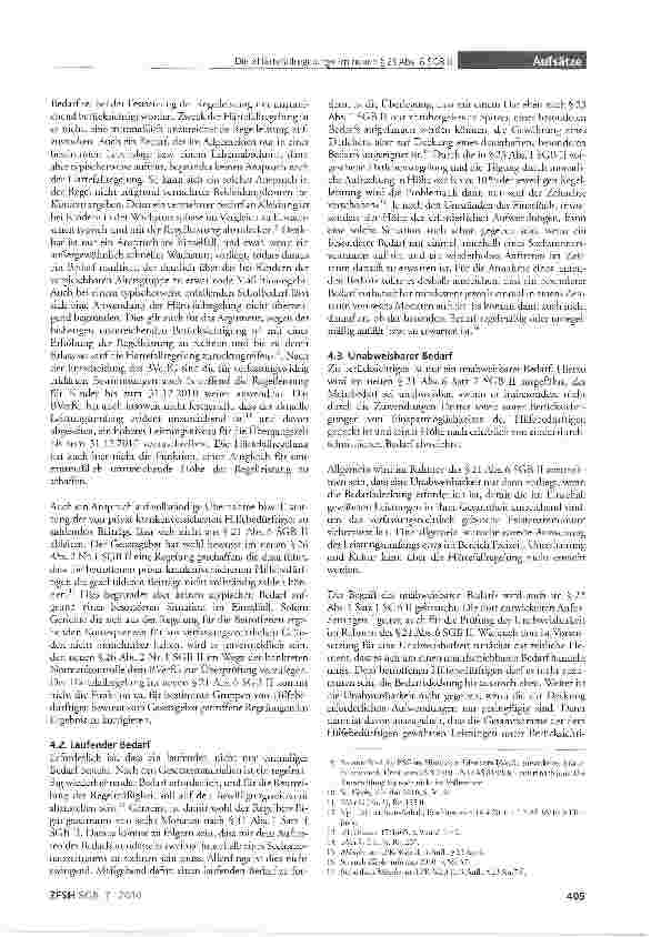 Vorschauseite 3: Die »Härtefallregelung« im neuen §21 Abs. 6 SGB II