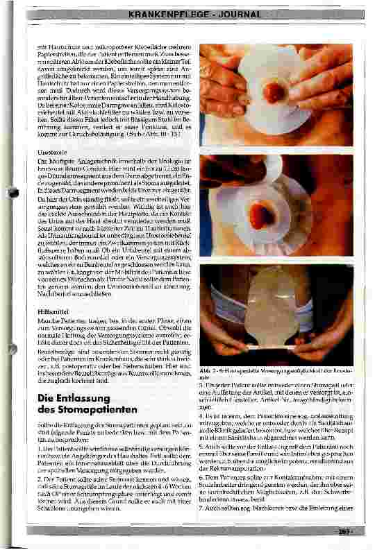 Vorschauseite 4: Allgemeine Stoma-Pflege