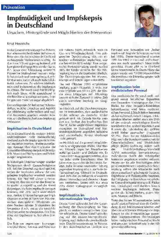 Vorschauseite 1: Impfmüdigkeit und Impfskepsis in Deutschland Ursachen, Hintergründe und Möglichkeiten der Intervention