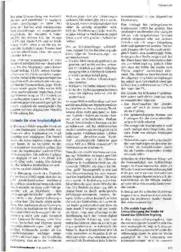Vorschauseite 2: Impfmüdigkeit und Impfskepsis in Deutschland Ursachen, Hintergründe und Möglichkeiten der Intervention