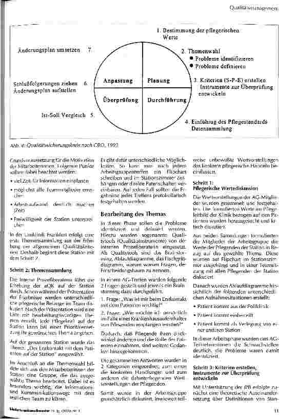 Vorschauseite 4: Qualitätsentwicklung in der Pflege am Klinikum der Johann-Goethe-Universität in Frankfurt am Main